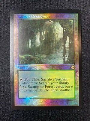 Verdant Catacombs (RETRO OLD BORDER FOIL) - Modern Horizons 2 MTG - Image 1 of 2