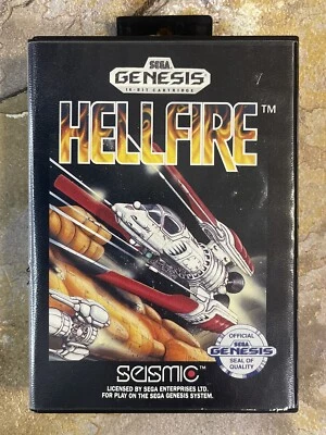Оригинальный чехол Hellfire — Sega Genesis **ПОДЛИННЫЙ, СМ. ОПИСАНИЕ** - Изображение 1 из 4