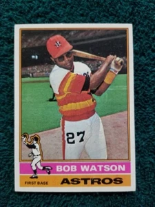 BOB WATSON 1976 TOPPS BASEBALL # 20 HOUSTON ASTROS - Picture 1 of 2