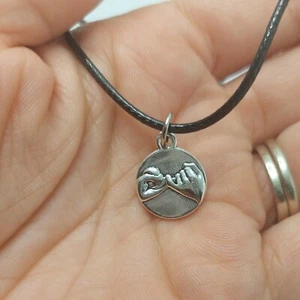 Pinky Versprechen Charm Halskette - Edelstahl 18 Zoll Kette - US-Verkäufer - Bild 1 von 2