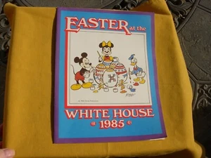 RARE EASTER AT THE WHITE HOUSE 1985 – WALT DISNEY PRODUCTIONS PROGRAM  - Picture 1 of 6