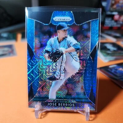 2019 Panini Prizm Jose Berrios Blue Mojo Baseball Card #175 /399 - Image 1 of 3