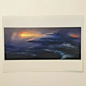 Star Wars Attack of the Clones Concept Art Postcard - Picture 1 of 2