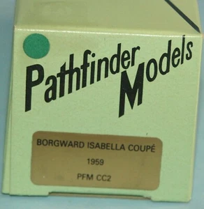 PATHFINDER MODELS UK PFM CC2 1959 Borgward Isabella Coupé #136/600 como nuevo en caja - Imagen 1 de 8