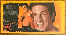 DISCO INFERNO, RARE ! 2 1/2"  x 5" WCW SUPERSTAR VALENTINE'S CARD, 1999, WOW !