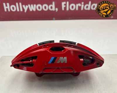 BMW 3 4 i4 5 M340 M440 Z4 2020-24 pinza de freno delantera derecha roja M-Sport OEM 49 k Foto 1 de 4