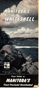 Manitoba's Whiteshell Finest Provincial Vacationland Canada brochure anni '50 - Foto 1 di 2
