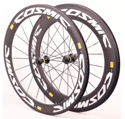 Carbon Wheelset 60mm+ 88mm Racing Bicycle Wheels Road Bike Basalt Braking Wheels - Image 1 of 4