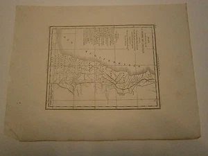 Carte plan de la terre de Chanaan suivant la vision d'Ezéchiel Bible religion - Imagen 1 de 1