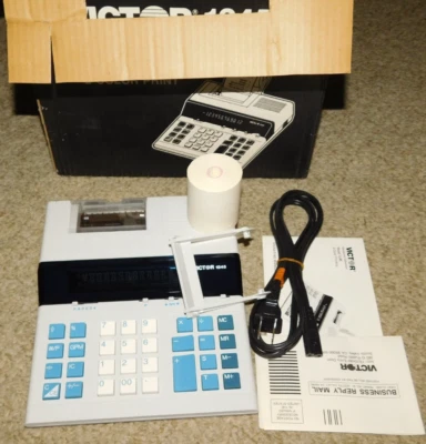 NEW OLD STOCK Victor 1245  2-Color Printing Calculator - Black/Red Print New - Image 1 of 3