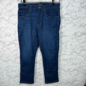 Kirkland Men’s Jeans sz 32x32 Dark Denim Straight Leg NWOT #F408 - Picture 1 of 7