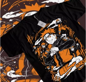 Naruto T-Shirt Madara Uchiha T-Shirt Manga Strip Anime Manga Shirt Graphic Tee - Picture 1 of 3