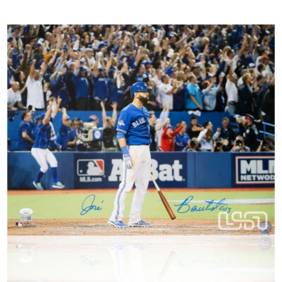Jose Bautista Toronto Blue Jays Signed Autographed 16x20 Photograph USA SM JSA - Image 1 of 4