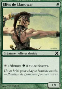 *MRM* FR/VF Elfes de Llanowar (Llanowar Elves) MTG 10E - Picture 1 of 1