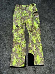 The North Face Freedom Ski Snowboard Shell Waterproof Snow Pants Paintbrush Sz S - Picture 1 of 8