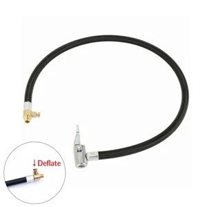 60cm For Car Extension Chuck Inflator Pump Hose Adapter Tire Valve Connect Pipe - Picture 1 of 10