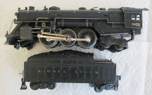 LIONEL PRE-WAR "O" 226E &2245W METAL TENDER-RUNS-LIGHTS-WHISTLES-SHINE 'ER UP! - Picture 1 of 11
