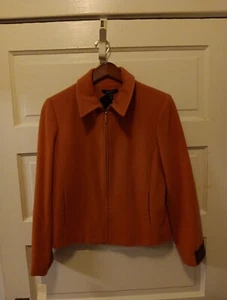 NWT Nordstrom Louben Wool Stunning Jacket - Sz 10 Italian Wool - Autumn Perfect - Picture 1 of 6