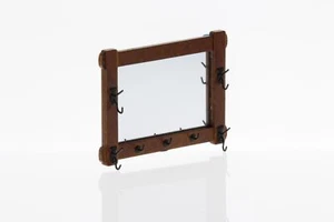 JBM Miniatures J6016WN Dollhouse Mirror Rectangular- 1:12 Scale - Picture 1 of 2