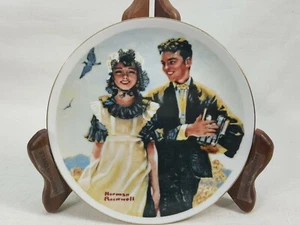 Norman Rockwell IMM Japan Porcelain Collector Plate First Love 1985 BGB74-b - Picture 1 of 6