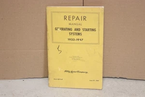Sistemas manuales de reparación de generación y arranque Ford 3672-47 1933-1947 - Imagen 1 de 7