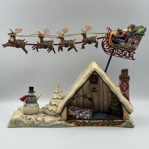 2005 Jim Shore DREAMS FLY Christmas Santa & Reindeer Heartwood Creek C4002410 - Picture 1 of 17