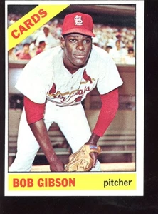 1966 Topps Baseball Card #320 Bob Gibson NRMT - Picture 1 of 1