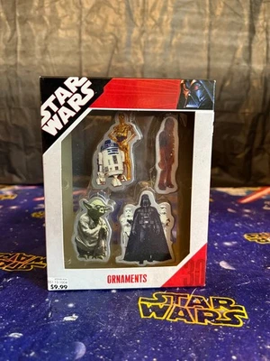 STAR WARS - 4 piezas Adornos de Navidad C3PO R2 Yoda Darth Vader Troopers Chewbacca!! Foto 1 de 4