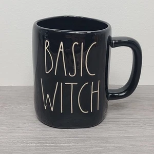 Rae Dunn Magenta Halloween Schwarz Tasse Basic Hexe  - Bild 1 von 4