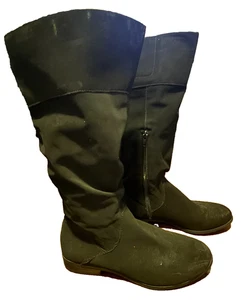 Style & Co Kelimae schwarze kniehohe Damenstiefel Größe 8M runde Spitze zum Überziehen - Bild 1 von 7