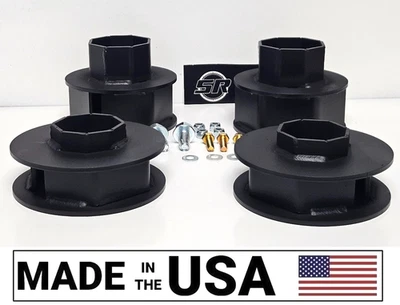 [SR] Kit de elevación espaciadora de acero delantera y trasera de 2" para Jeep Grand Cherokee WJ 1999-2004 Foto 1 de 4