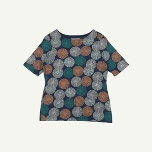 Seasalt Cornwall Womens Blue Organic Cotton Short sleeved T-shirt Size 10 - Picture 1 of 12