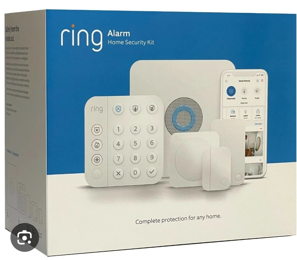 Ring Alarm Wireless Security System 8 Piece Kit 2nd Gen BRAND NEW SEALED! - Image 1 of 1