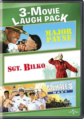 3-movie Laugh Pack - Major Payne / Sgt. Bilko / McHale's Navy DVD Damon Way Foto 1 de 4