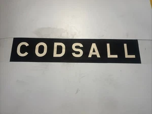 Codsall - Wolverhampton Februar 1973 Bus Blind 35" Geschenk - Bild 1 von 12