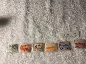 JERSEY .(-1943-)-SCOTT #N3-N8.LANDSCAPES.LOT OF 6-Stamps-MNH#265 - Picture 1 of 4