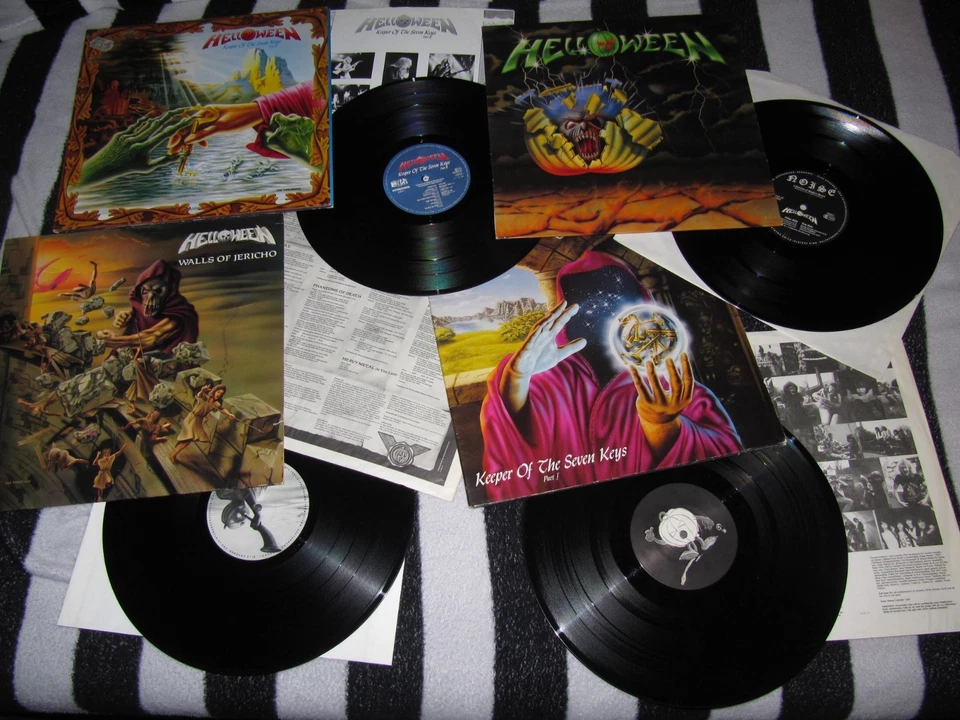 HELLOWEEN-WALLS OF JERICHO + KEEPER 1 & 2 + FIRST EP Blind Guardian Angel Dust - Bild 1 von 1
