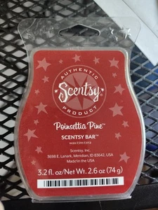 SCENTSY Wax Poinsettia Pine - Picture 1 of 3