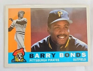 1990 Topps Magazine Insert 1960 #42 BARRY BONDS Pittsburgh PIRATES OSC - Picture 1 of 2