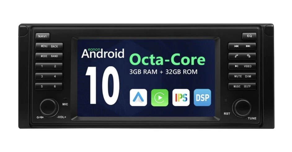 Eonon Para BMW E39 Q49se Android 10 Radio Tablero Coche GPS Estéreo CarPlay Foto 1 de 4