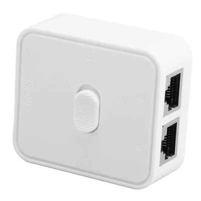 Gigabit Network Switch 2 Port 10/100/1000Mbps 2 In 1 Out 1 In 2 Out PoE Exte BEA - Image 1 of 4