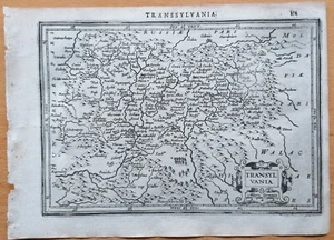 Transylvania - Original Engraved Map Mercator - 1651 - Picture 1 of 1