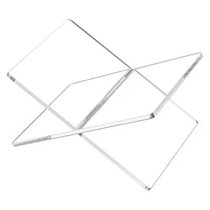 Acrylic Book Holder Functional X Shaped Book Stand for Displaying Book Reading - Picture 1 of 10