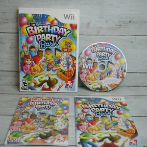 Birthday Party Bash (Nintendo Wii, 2009) Juego Completo Instrucciones y Estuche - Imagen 1 de 9