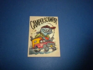 ODD RODS Donruss sticker #62 Odder/Fantastic 1969-1973 CAMPER SCAMPER - Picture 1 of 6