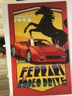 Ferrari Poster. 1993 Rodeo Drive Introduction Ferrari 348 Spider. Rare Print