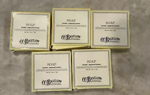 Set of 5 C.O. Bigelow Lavender-Peppermint Formula Soaps Travel Size - Picture 1 of 2