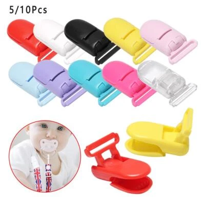 Nipple Clasps Craft Baby Teethers Soother Chain Pacifier Clip Dummy Holder - image 1 of 4