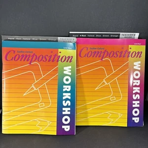 Sadler-Oxford Composition Workshop: Level Aqua & Red + Teachers Guide For Each - Picture 1 of 8