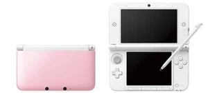 USATO Giappone Nintendo 3DS XL LL ROSA BIANCO SPR-001 solo console - Foto 1 di 3